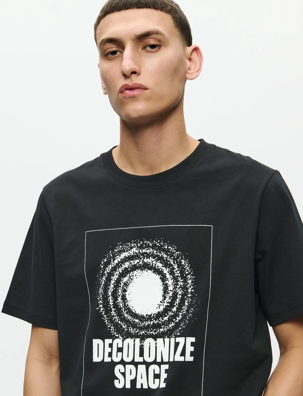 WOOD WOOD - WWBobby tee space 25220 - kortærmede t-shirts - black - 4