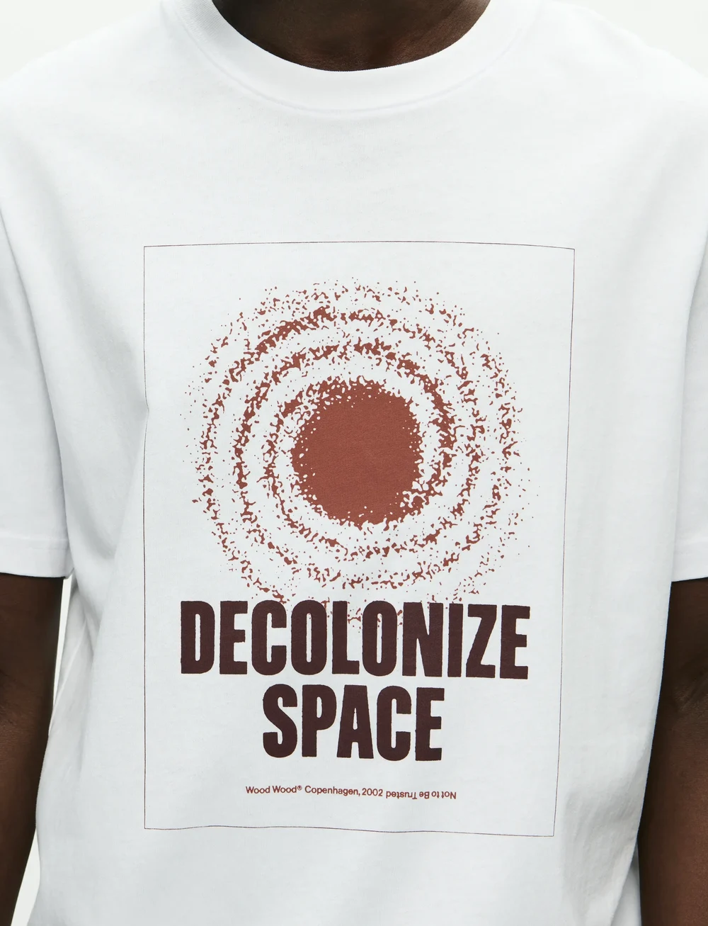 WOOD WOOD - WWBobby tee space 25220 - kortärmade t-shirts - bright white - 4