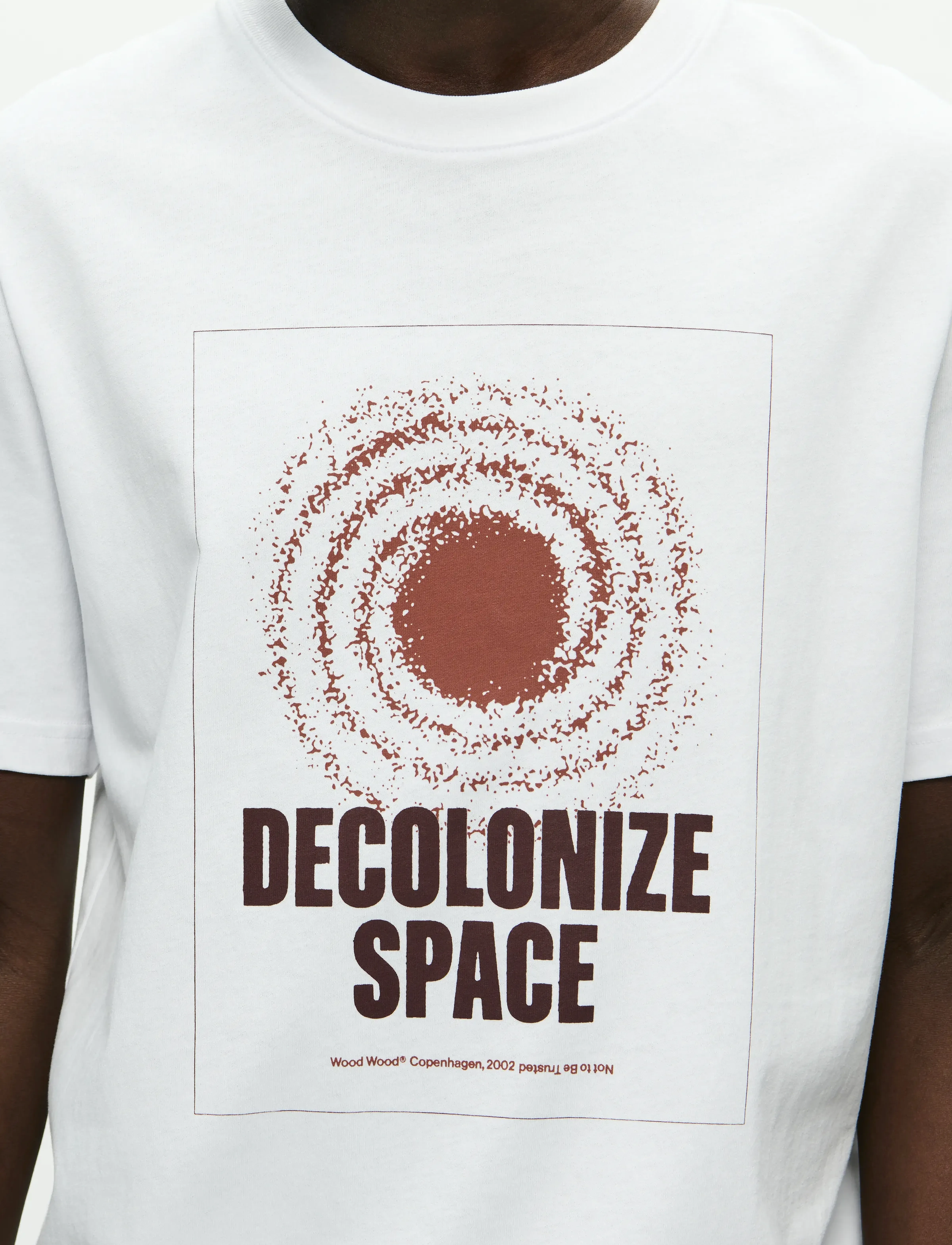 WOOD WOOD - WWBobby tee space 25220 - kortärmade t-shirts - bright white - 4