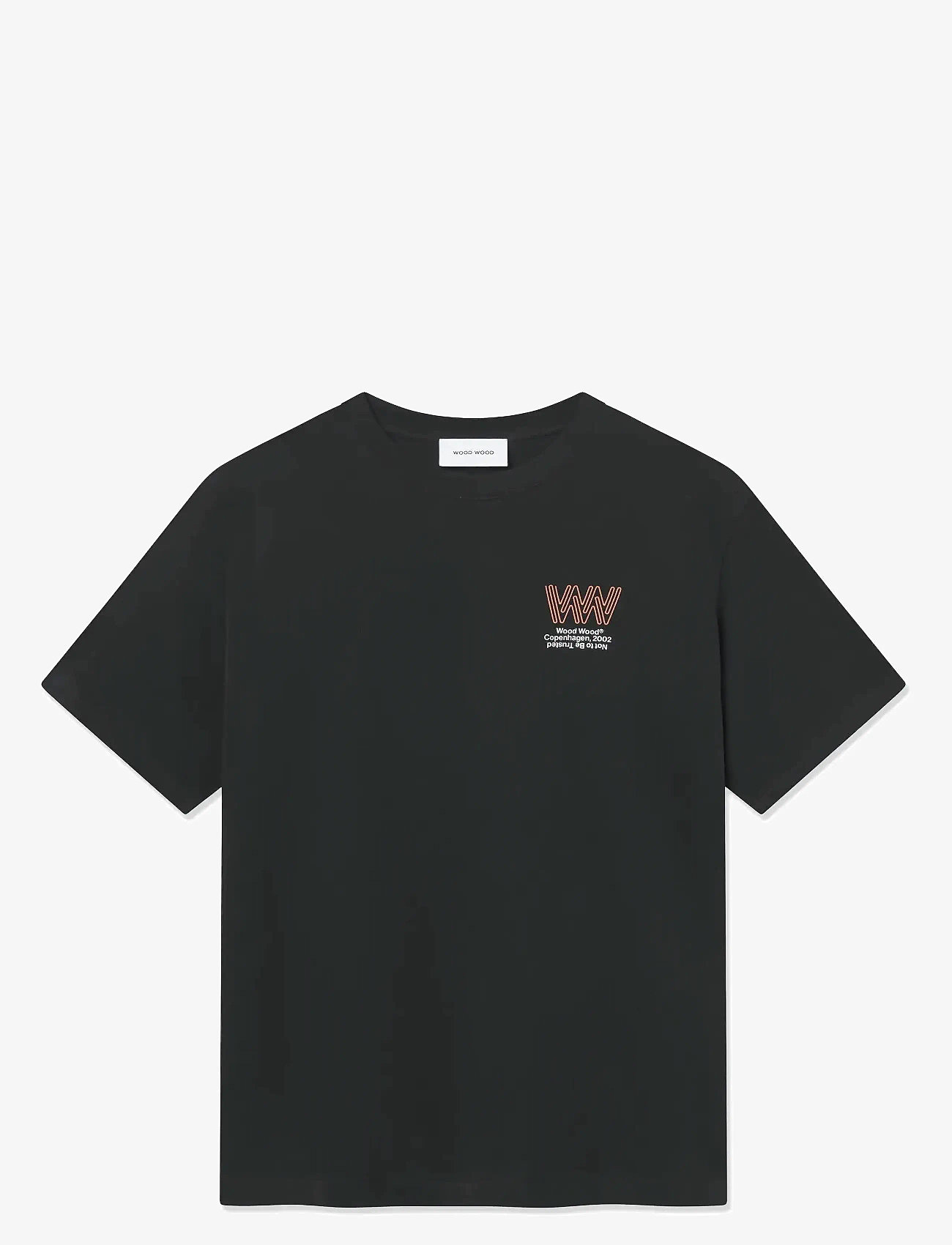 WOOD WOOD - WWGary tee sphere 25222 - kortærmede t-shirts - black - 1
