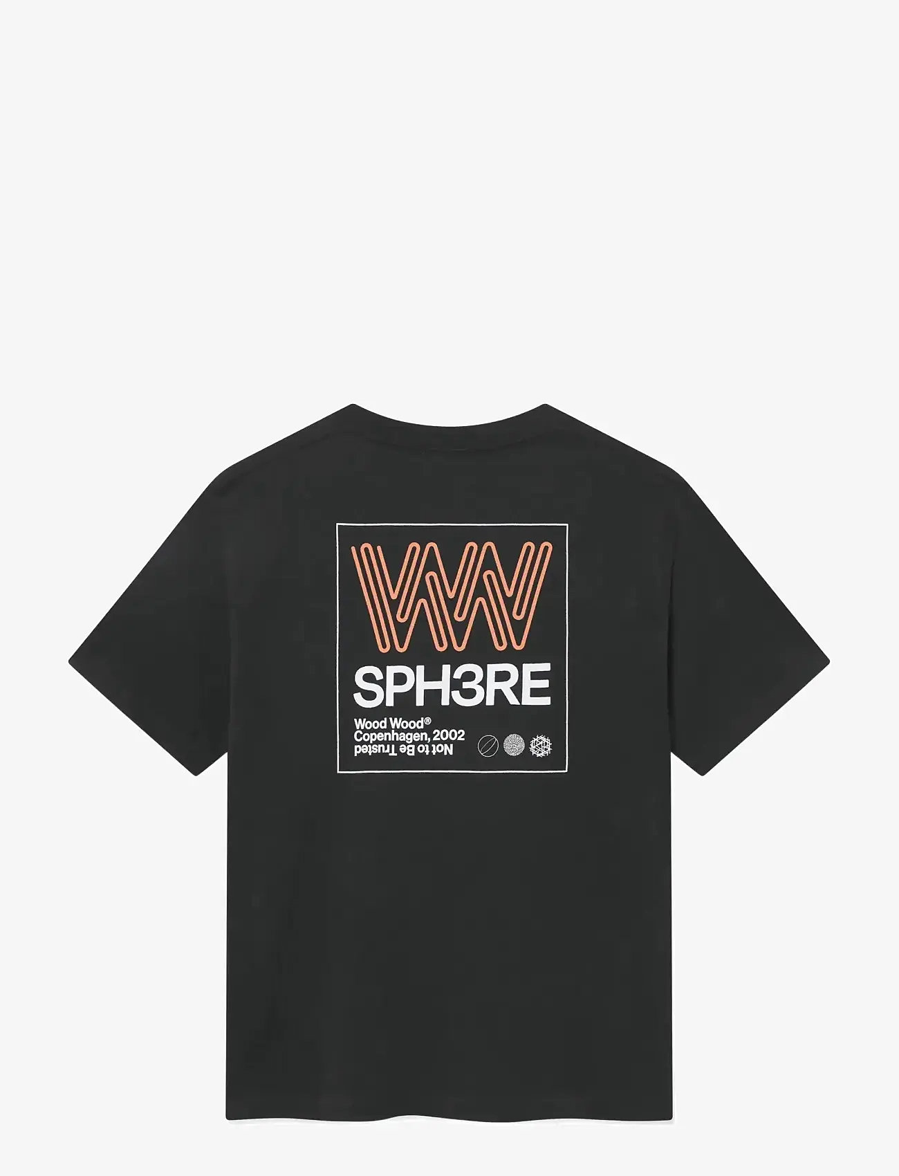 WOOD WOOD - WWGary tee sphere 25222 - kortærmede t-shirts - black - 2