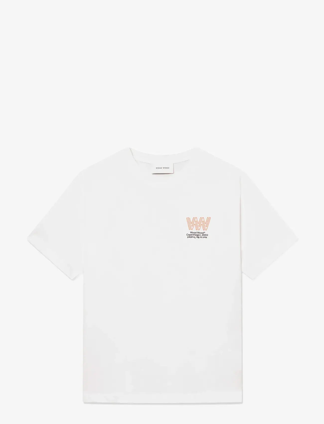 WOOD WOOD - WWGary tee sphere 25222 - rudens drabužiai - bright white - 0