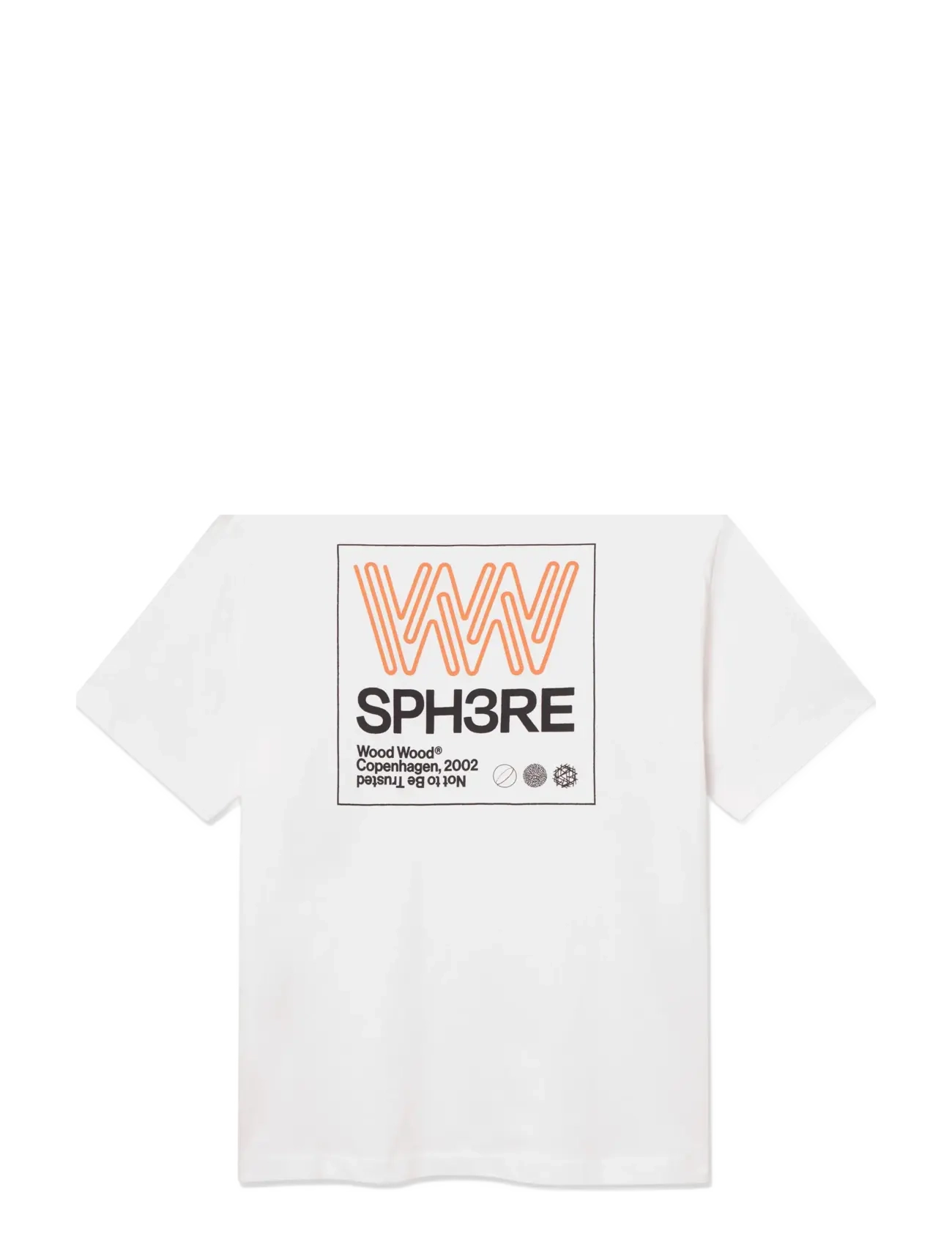 WOOD WOOD - WWGary tee sphere 25222 - short-sleeved t-shirts - bright white - 2