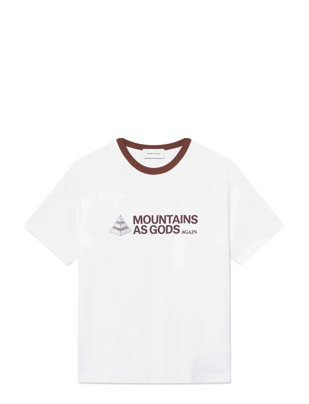WOOD WOOD WWSloane tee mega 25214 - Wood Wood - BRIGHT WHITE / white