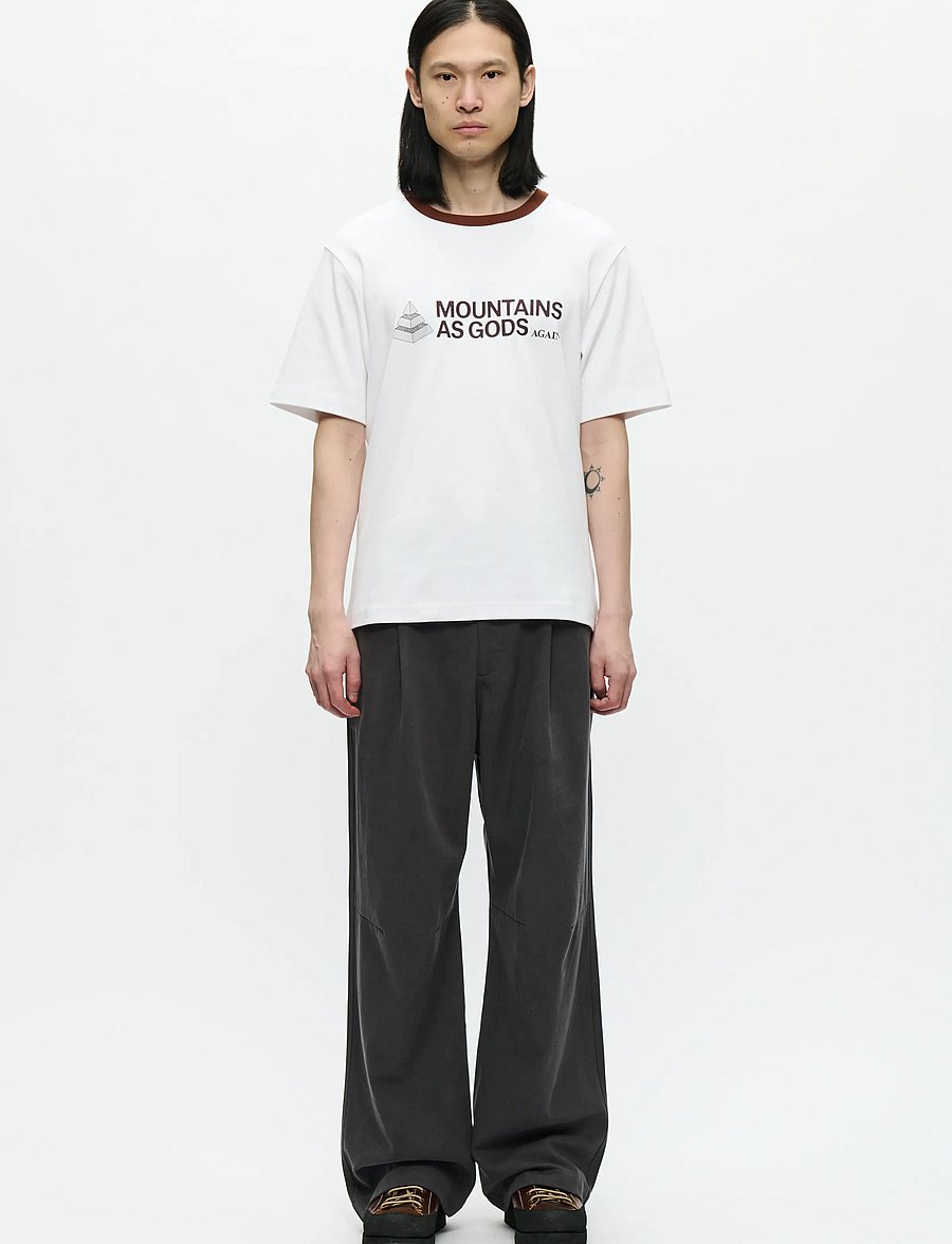 WOOD WOOD - WWSloane tee mega 25214 - kurzärmelige t-shirts - bright white - 2