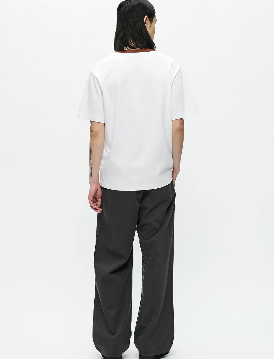 WOOD WOOD - WWSloane tee mega 25214 - kurzärmelige t-shirts - bright white - 3