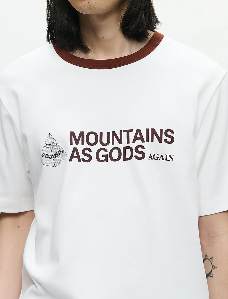 WOOD WOOD - WWSloane tee mega 25214 - kortärmade t-shirts - bright white - 4