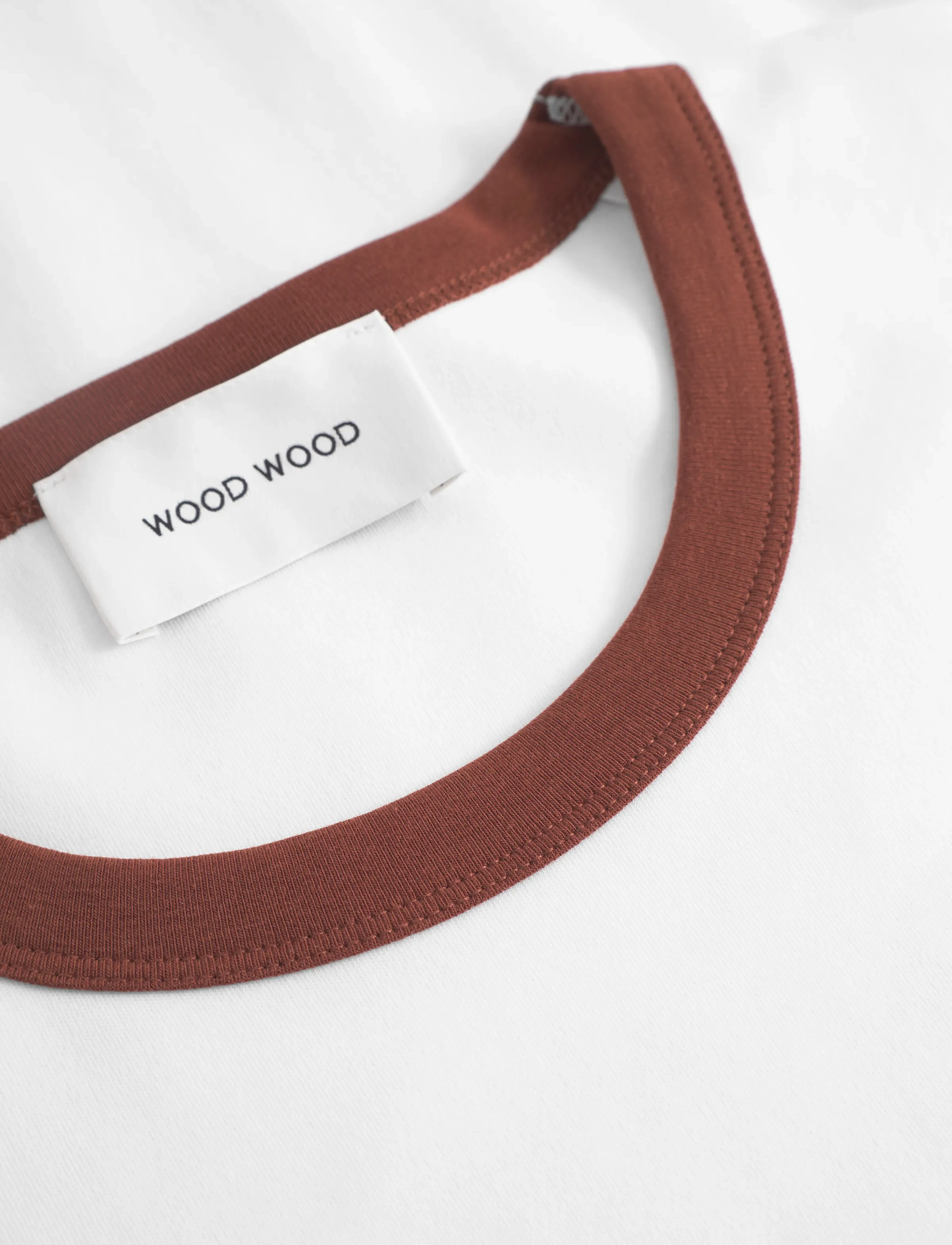 WOOD WOOD - WWSloane tee mega 25214 - kortermede t-skjorter - bright white - 5