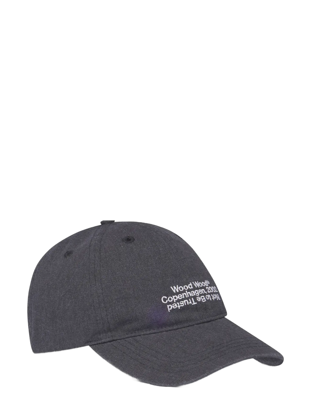 WOOD WOOD WWSignature cap 25248 - Kasketter - BLACK SAND / grey