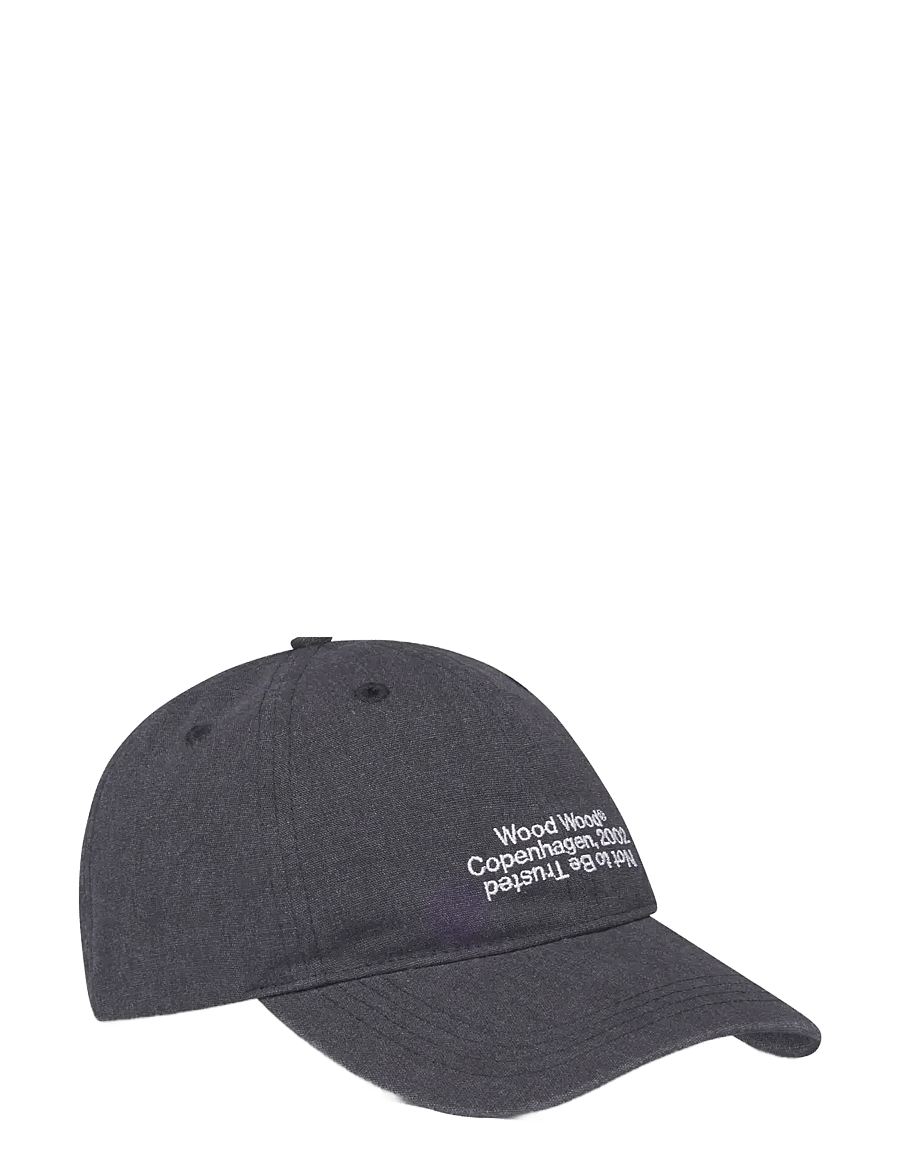 WOOD WOOD - WWSignature cap 25248 - caps - black sand - 1