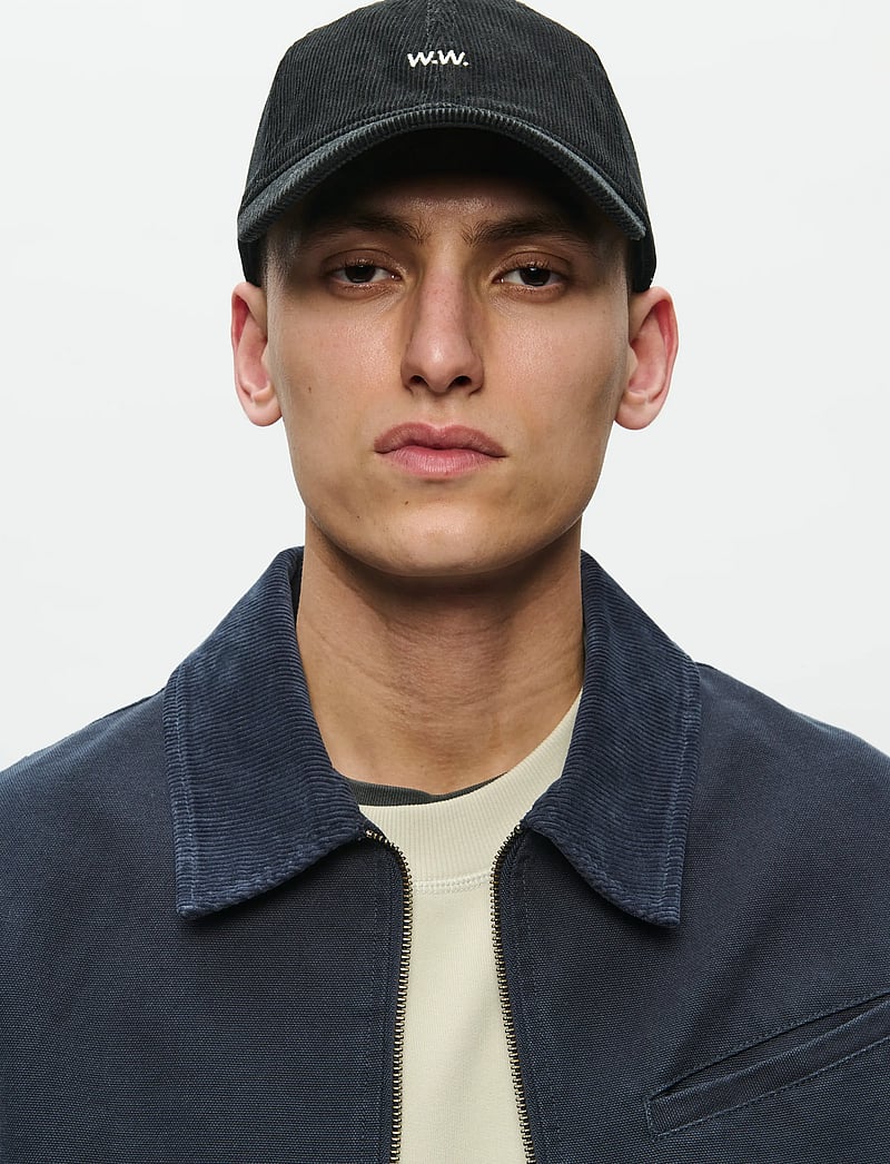 WOOD WOOD - WWW.W.cap 25249 - kasketter - black - 1