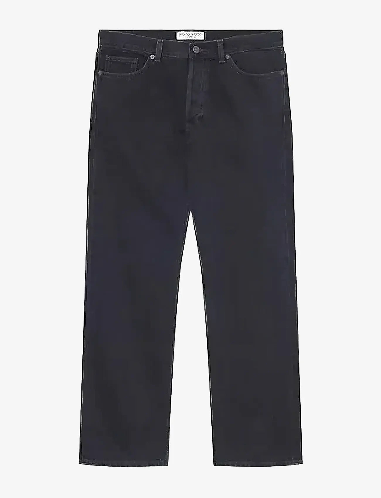 WOOD WOOD - WWType 2 jeans 25243 - regular piegriezuma džinsa bikses - black slate - 1