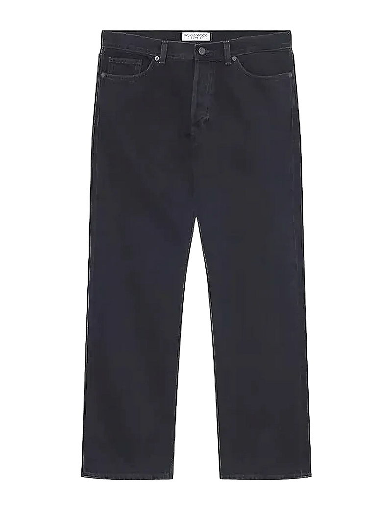 WOOD WOOD - WWType 2 jeans 25243 - regular piegriezuma džinsa bikses - black slate - 1