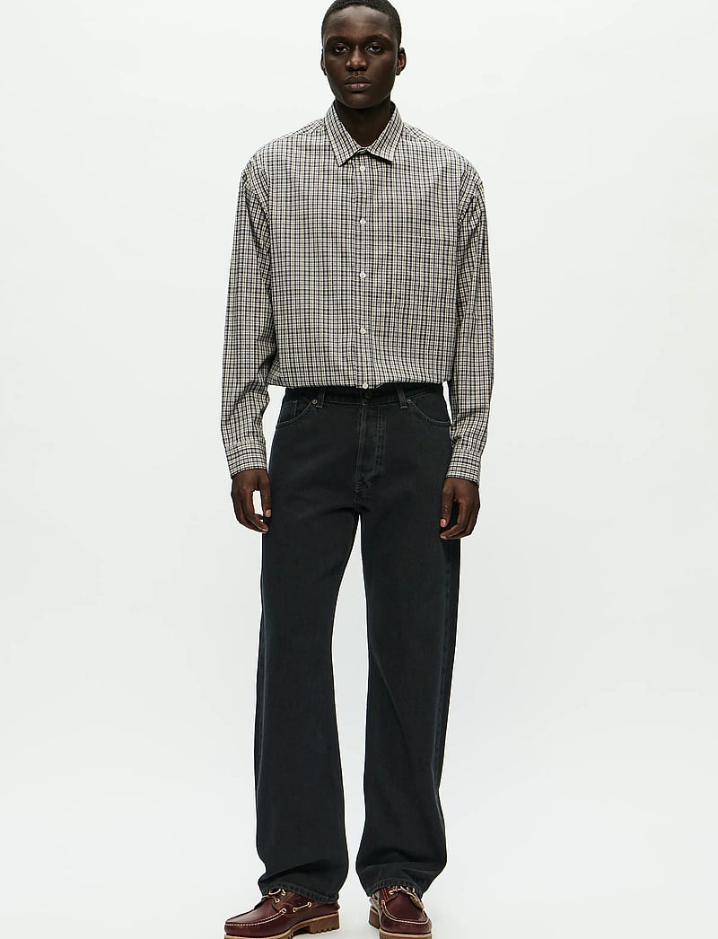 WOOD WOOD - WWType 2 jeans 25243 - regular piegriezuma džinsa bikses - black slate - 2