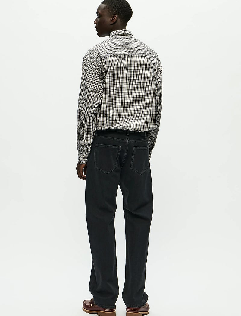 WOOD WOOD - WWType 2 jeans 25243 - regular piegriezuma džinsa bikses - black slate - 3