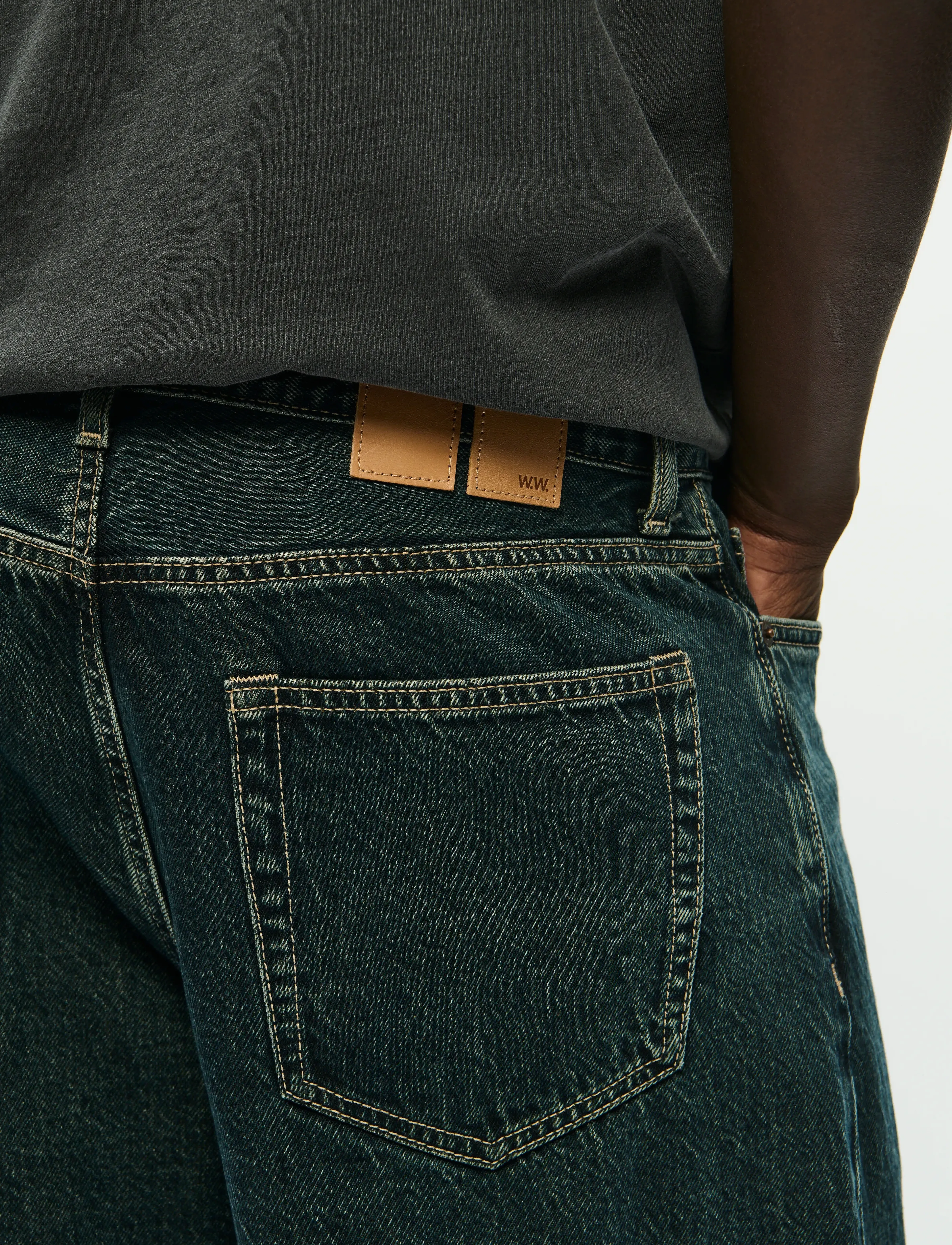 WOOD WOOD WWType 3 jeans 25244 - Streetstyle - PINEWOOD / green