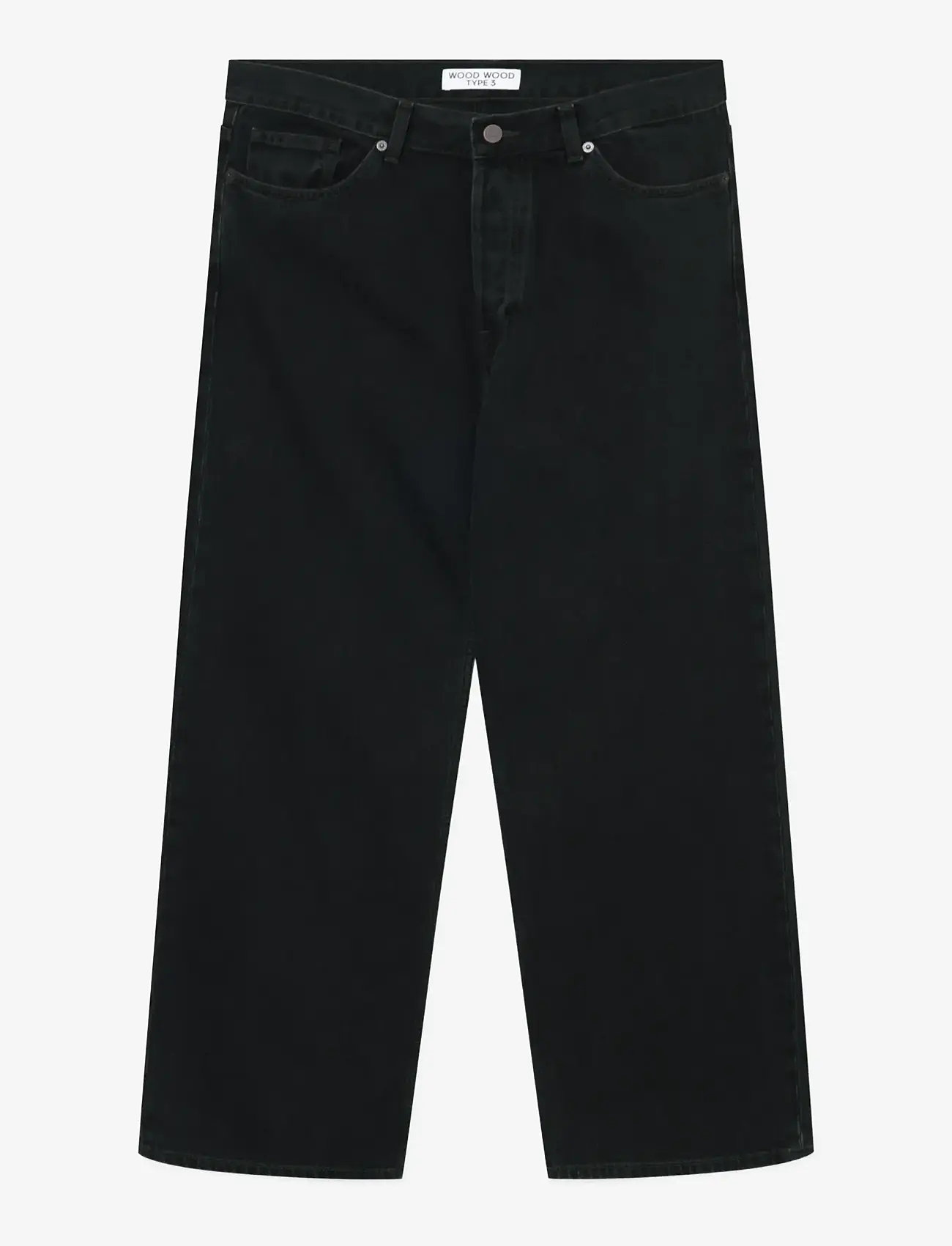 WOOD WOOD - WWType 3 jeans 25243 - tavalised teksad - black slate - 1