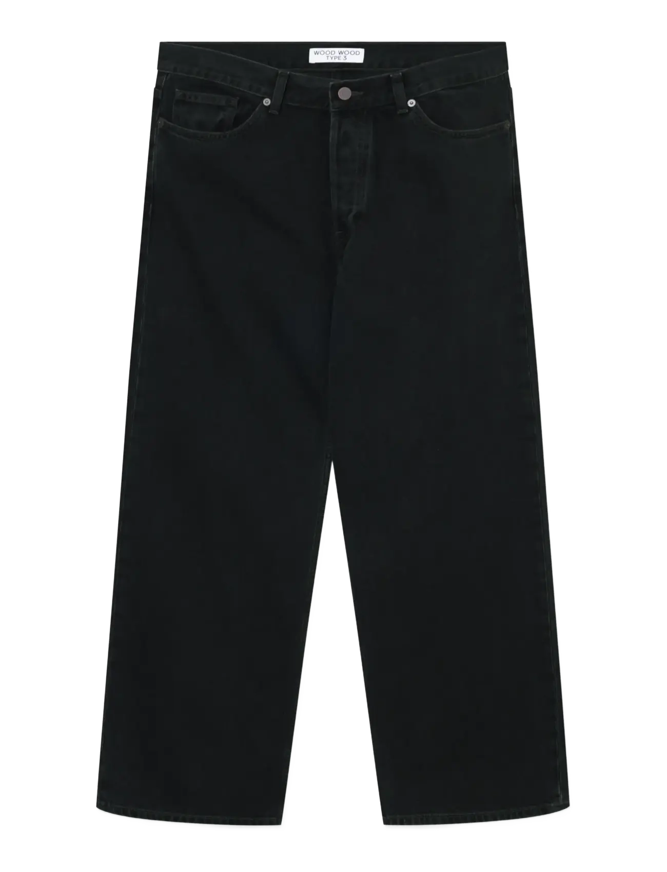 WOOD WOOD - WWType 3 jeans 25243 - regular jeans - black slate - 1