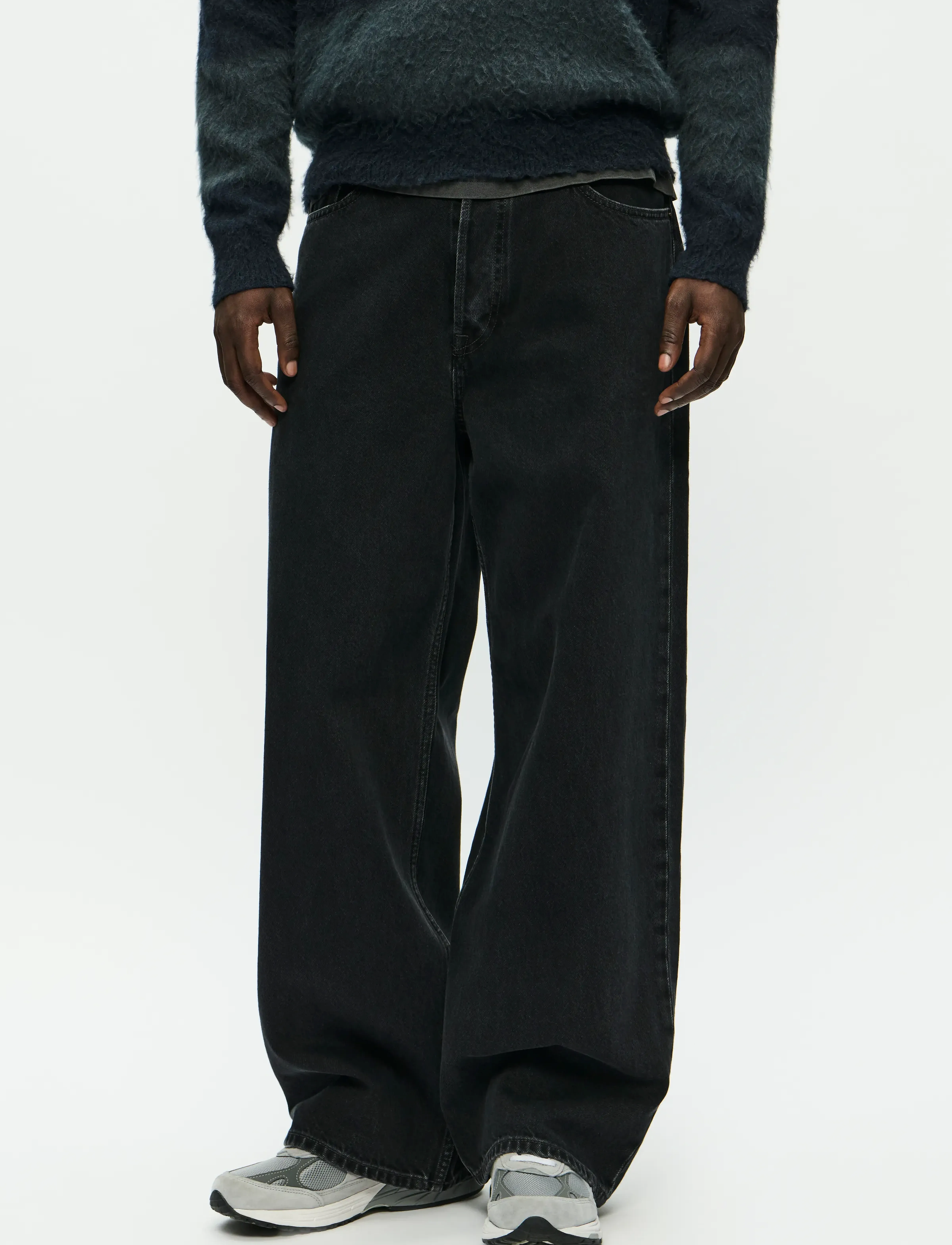 WOOD WOOD WWType 3 jeans 25243 - Vintergarderobe - BLACK SLATE / black