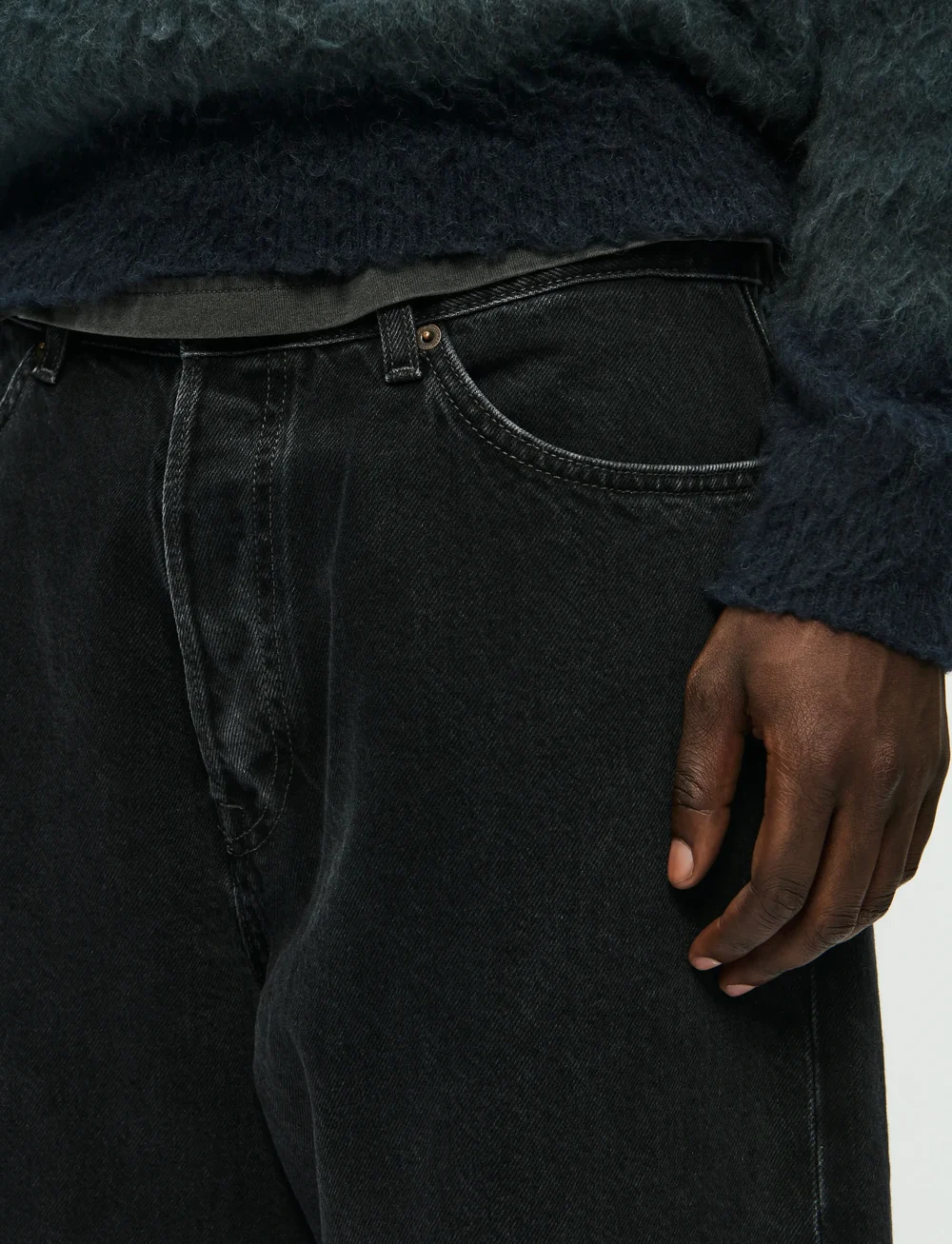 WOOD WOOD - WWType 3 jeans 25243 - regular jeans - black slate - 4