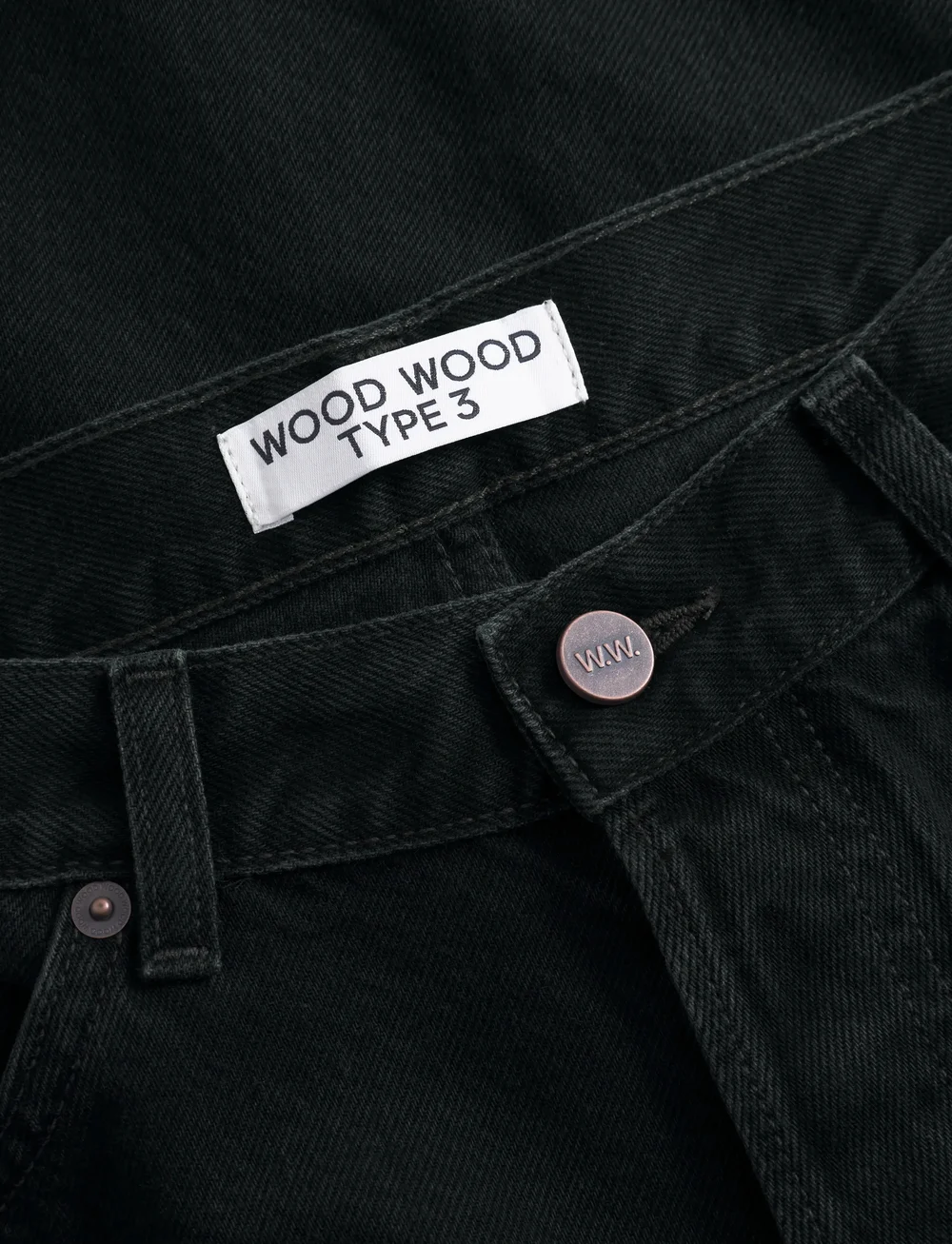 WOOD WOOD - WWType 3 jeans 25243 - regular jeans - black slate - 5