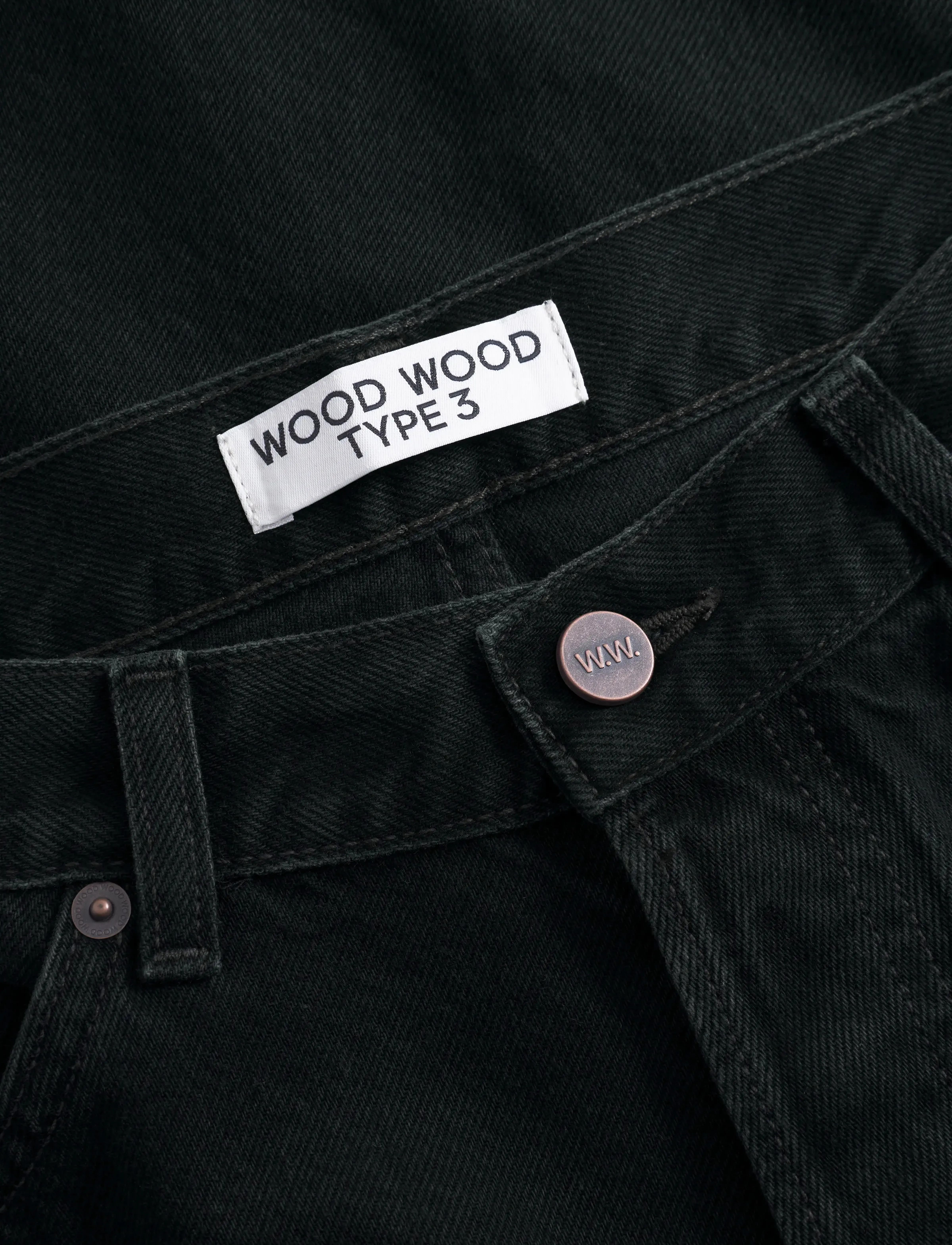 WOOD WOOD - WWType 3 jeans 25243 - tavalised teksad - black slate - 5