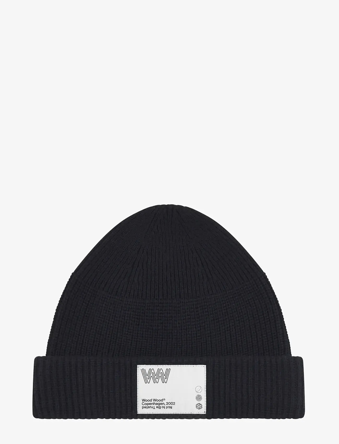 WOOD WOOD - WWMilo beanie 25195 - mütsid ja nokkmütsid - black - 1