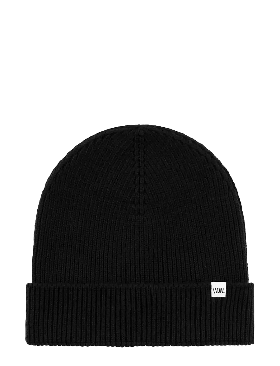 WOOD WOOD - WWEddie beanie 25251 - shop efter stil - black - 1