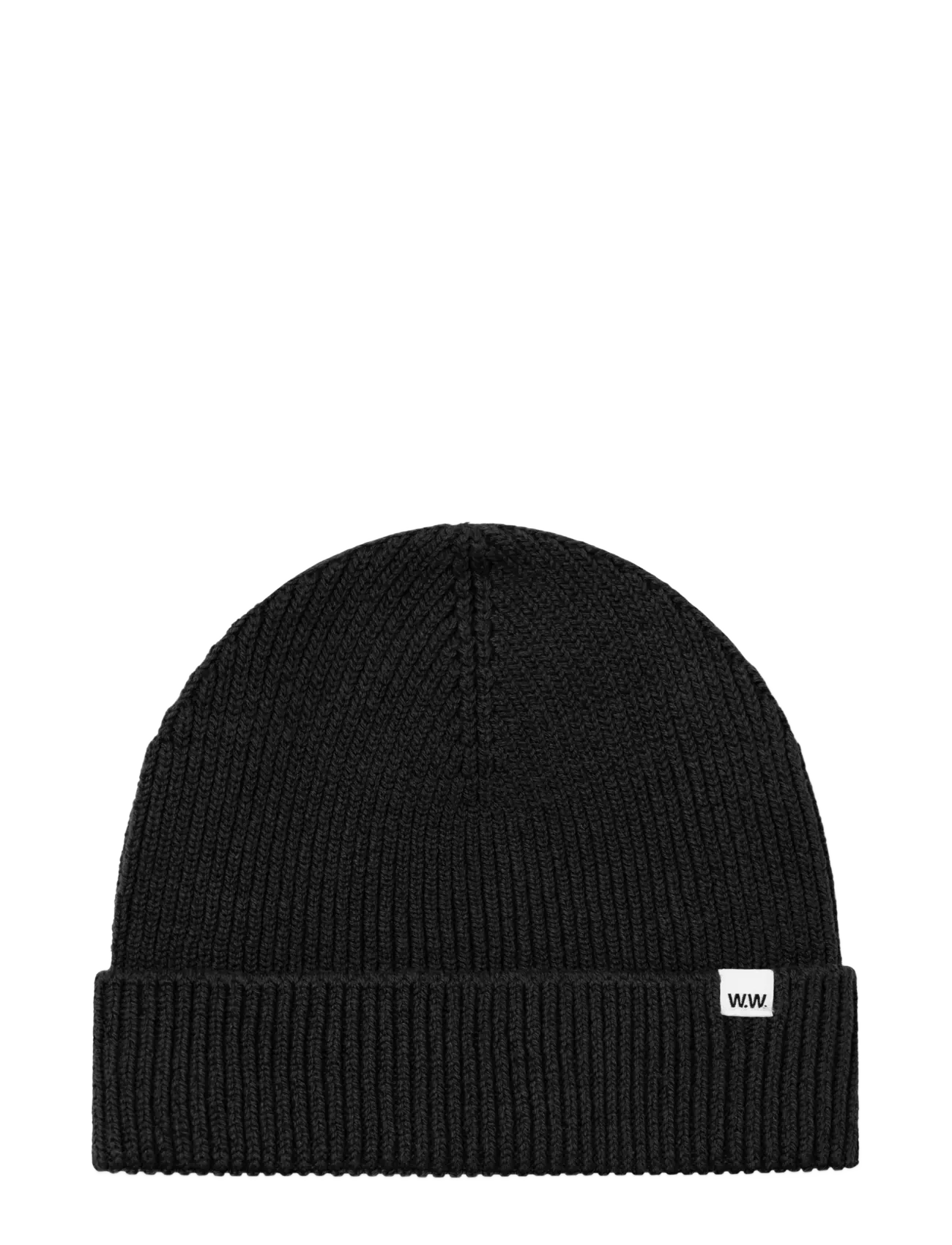 WOOD WOOD WWEddie beanie 25251 - Mössor - BLACK / black