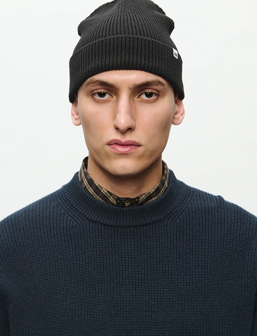 WOOD WOOD - WWEddie beanie 25251 - shop efter stil - black - 0