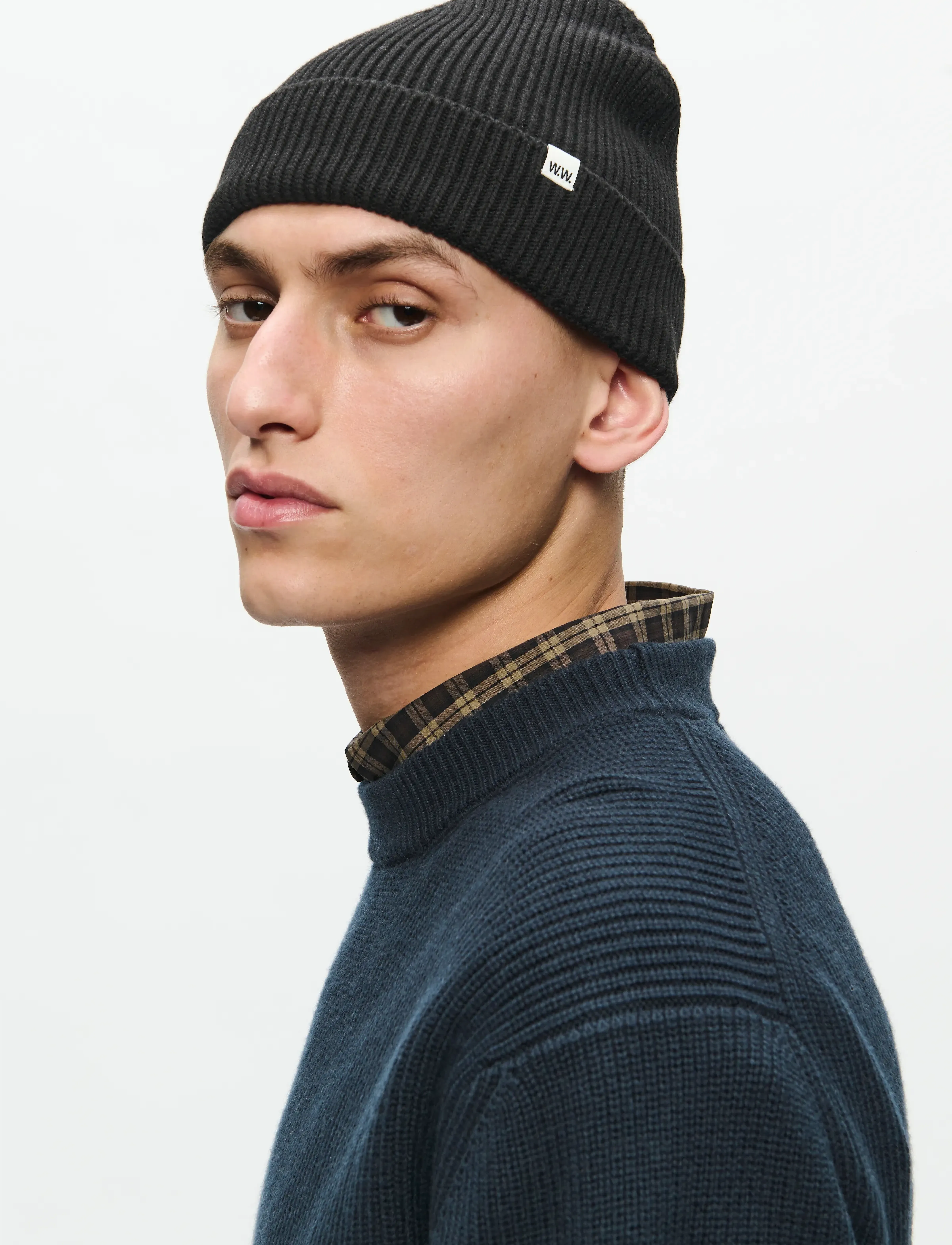 WOOD WOOD - WWEddie beanie 25251 - nach stil kaufen - black - 3