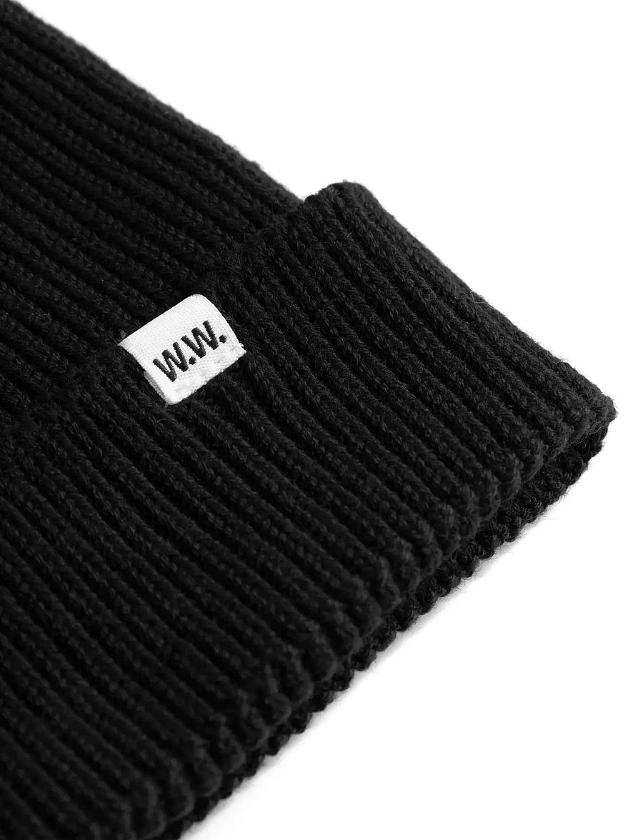 WOOD WOOD - WWEddie beanie 25251 - shop efter stil - black - 4