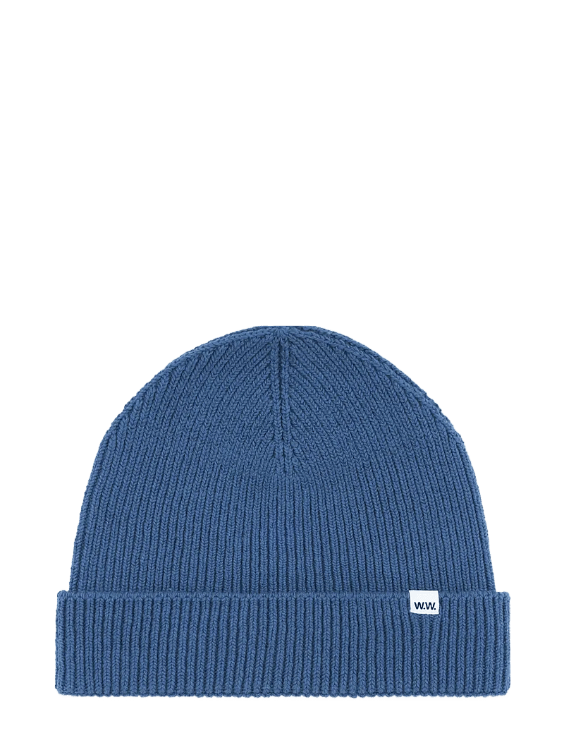 WOOD WOOD - WWEddie beanie 25251 - mütsid ja nokkmütsid - bluefin - 1