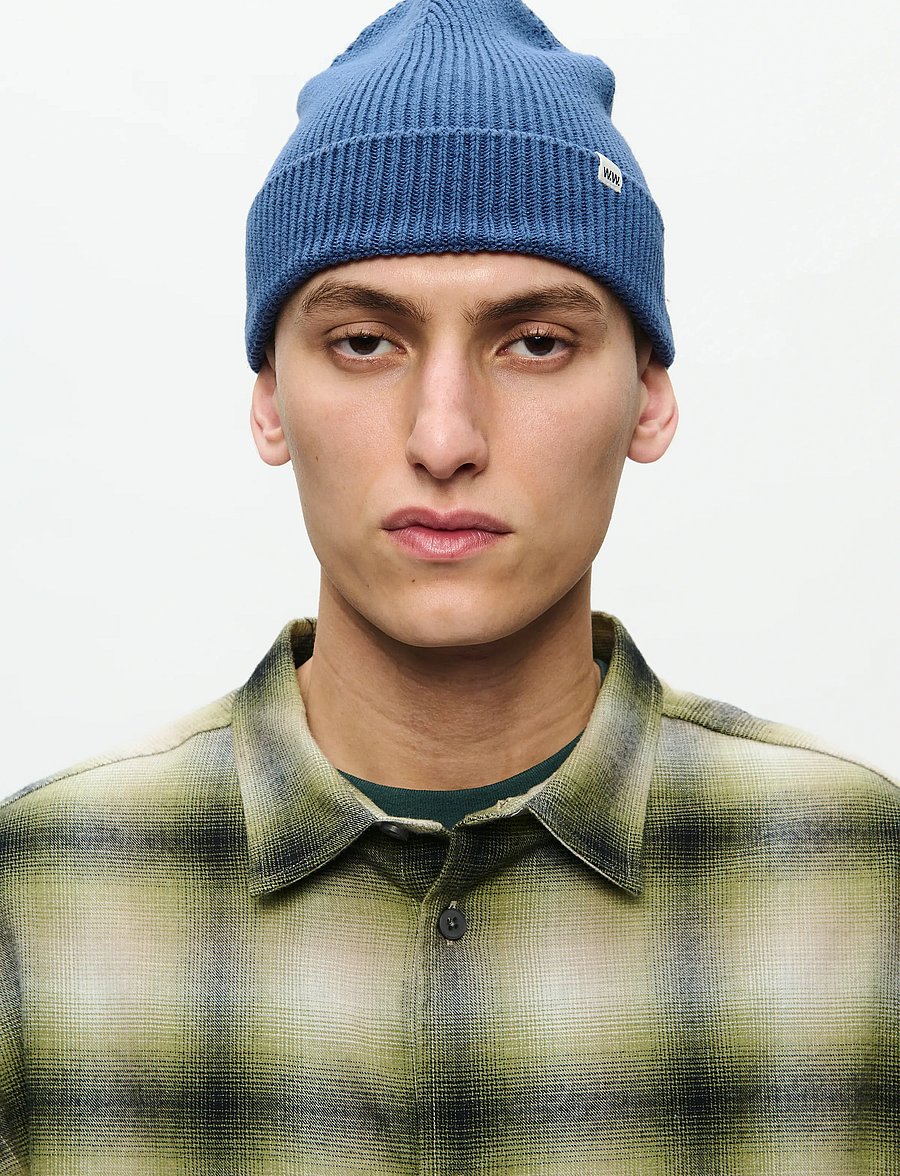 WOOD WOOD - WWEddie beanie 25251 - shop efter stil - bluefin - 0