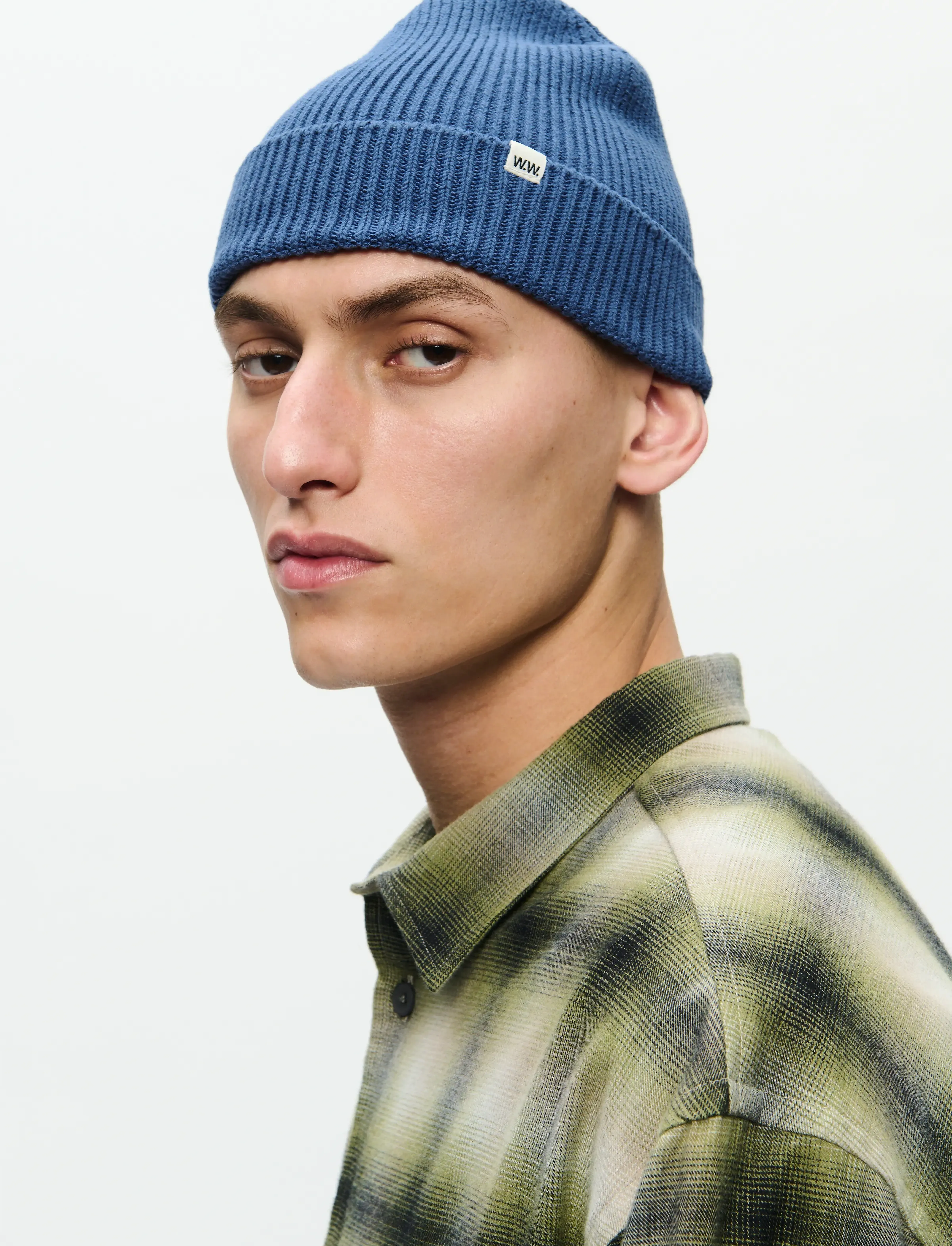 WOOD WOOD - WWEddie beanie 25251 - shop efter stil - bluefin - 2