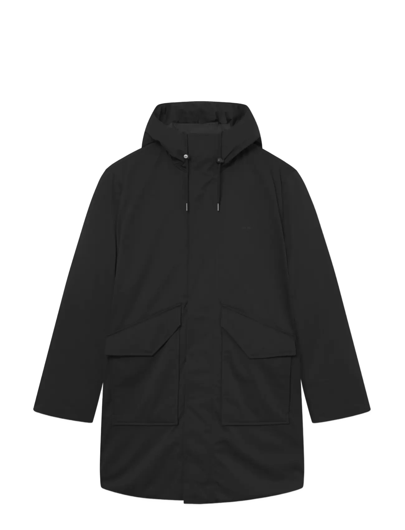 WOOD WOOD - WWHanes parka coat 25256 - parkas - black - 1