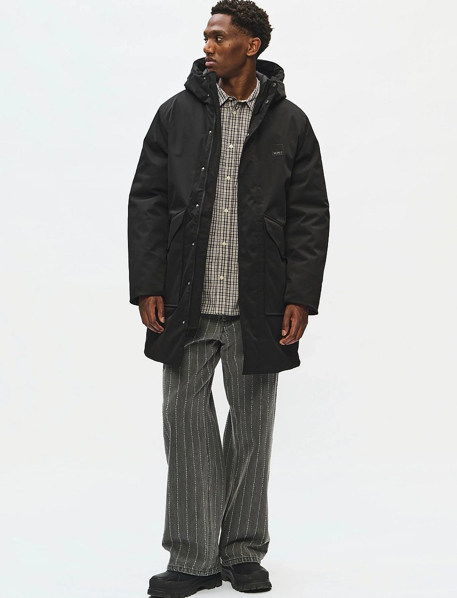 WOOD WOOD - WWHanes parka coat 25256 - parkas - black - 0
