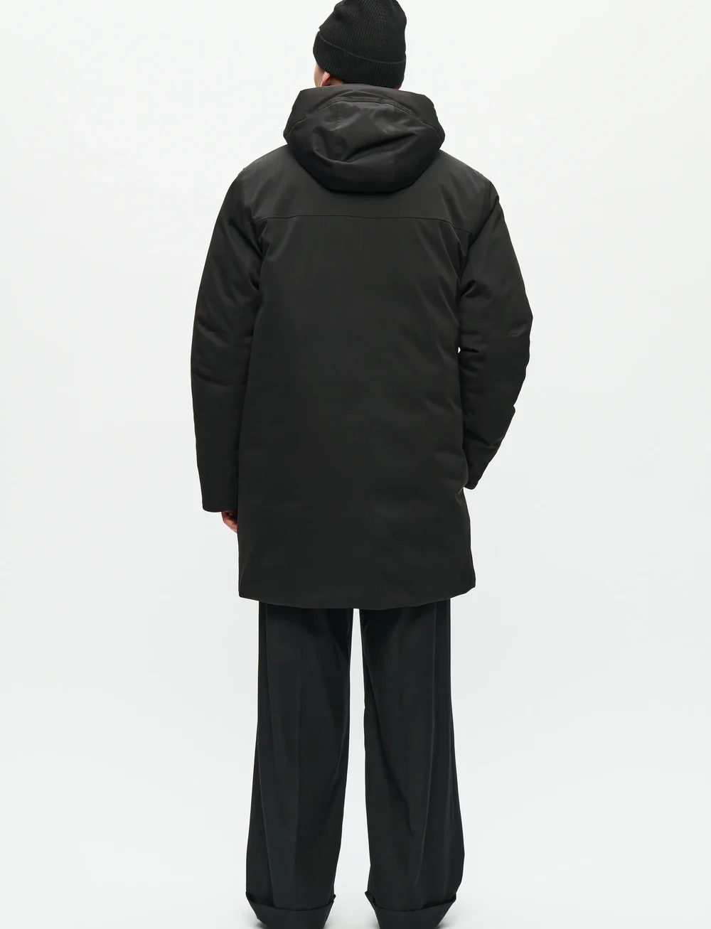 WOOD WOOD - WWHanes parka coat 25256 - vinterjakker - black - 3