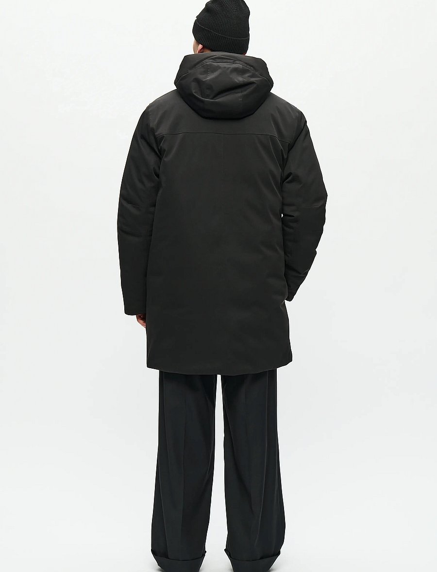 WOOD WOOD - WWHanes parka coat 25256 - parkas - black - 3