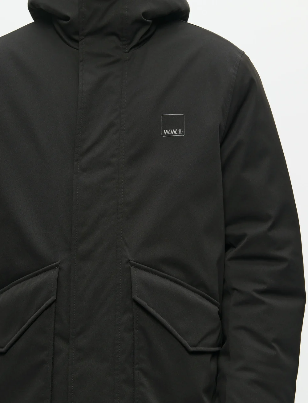 WOOD WOOD - WWHanes parka coat 25256 - vinterjakker - black - 5