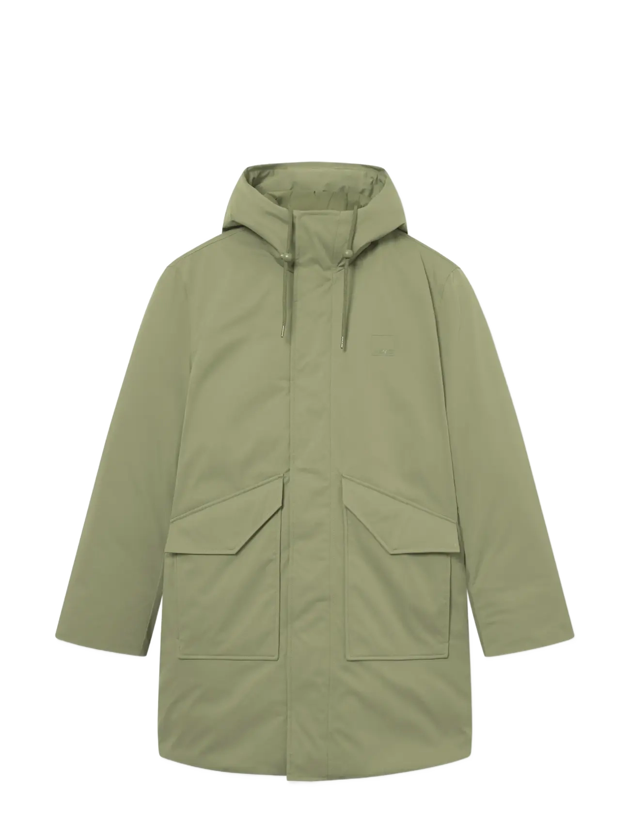 WOOD WOOD WWHanes parka coat 25256 - Tøj - DEEP LICHEN GREEN / green