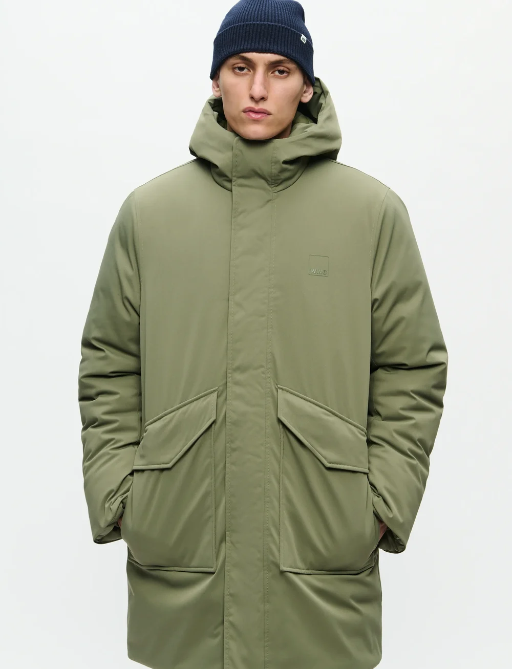 WOOD WOOD - WWHanes parka coat 25256 - winterjacken - deep lichen green - 0