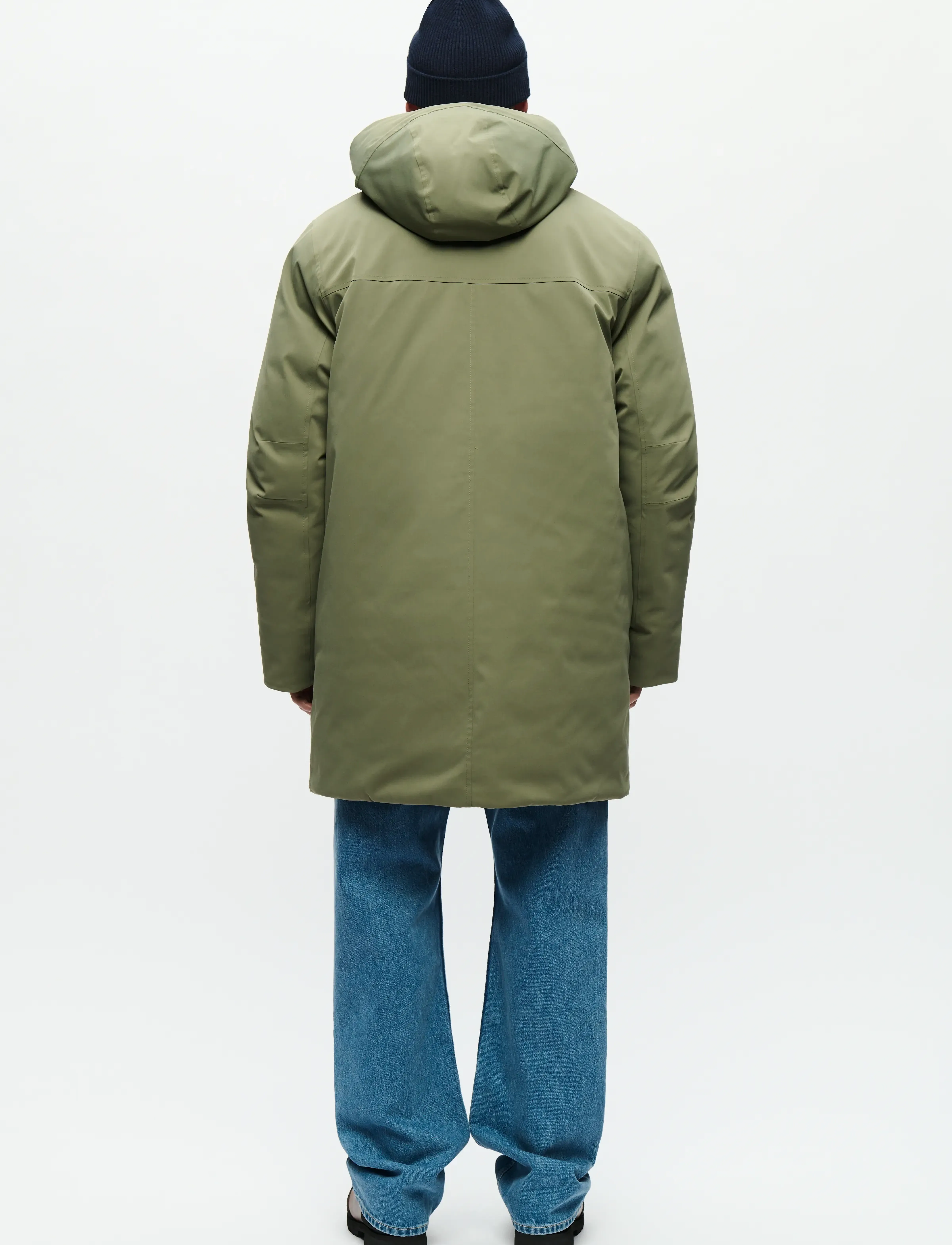 WOOD WOOD - WWHanes parka coat 25256 - parkas - deep lichen green - 3