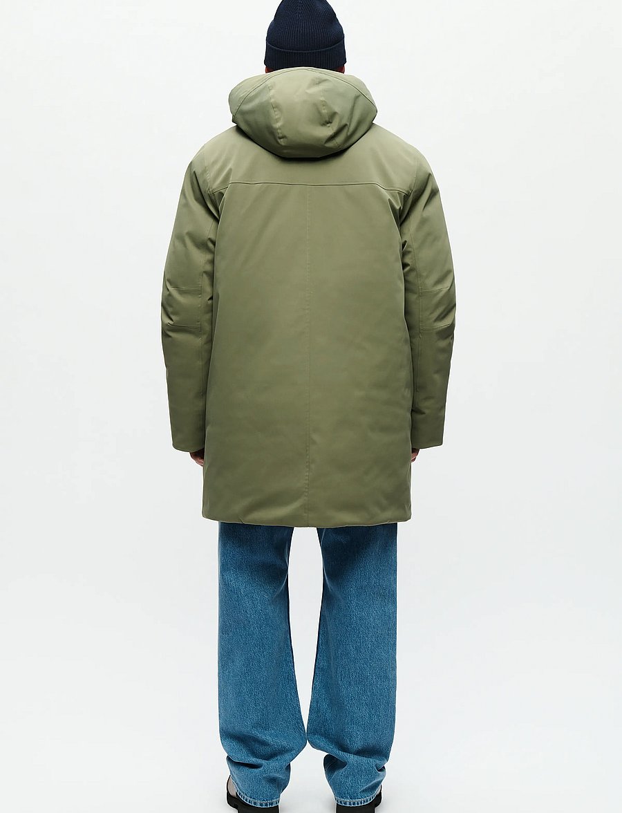 WOOD WOOD - WWHanes parka coat 25256 - parkas - deep lichen green - 3
