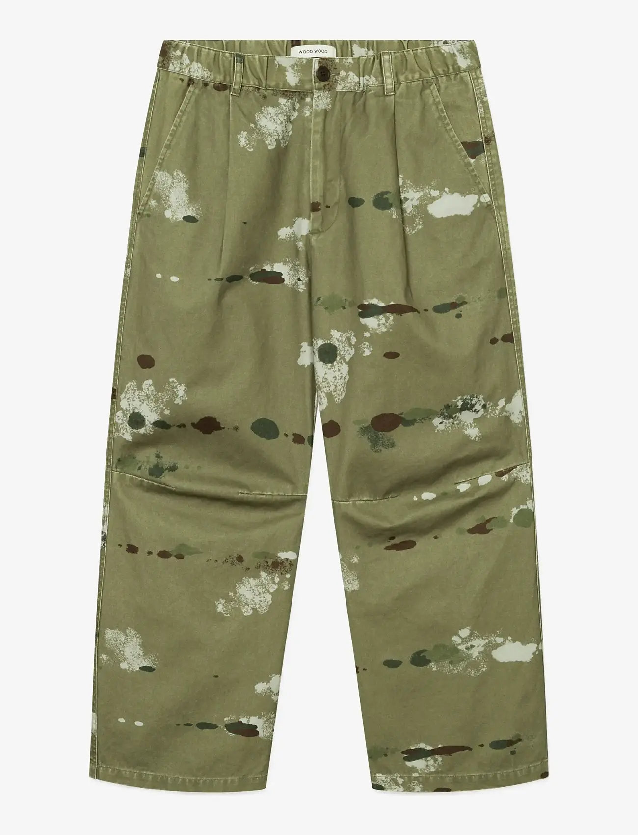 WOOD WOOD - WWEthan trousers 25184 - casual trousers - camo drops - 1