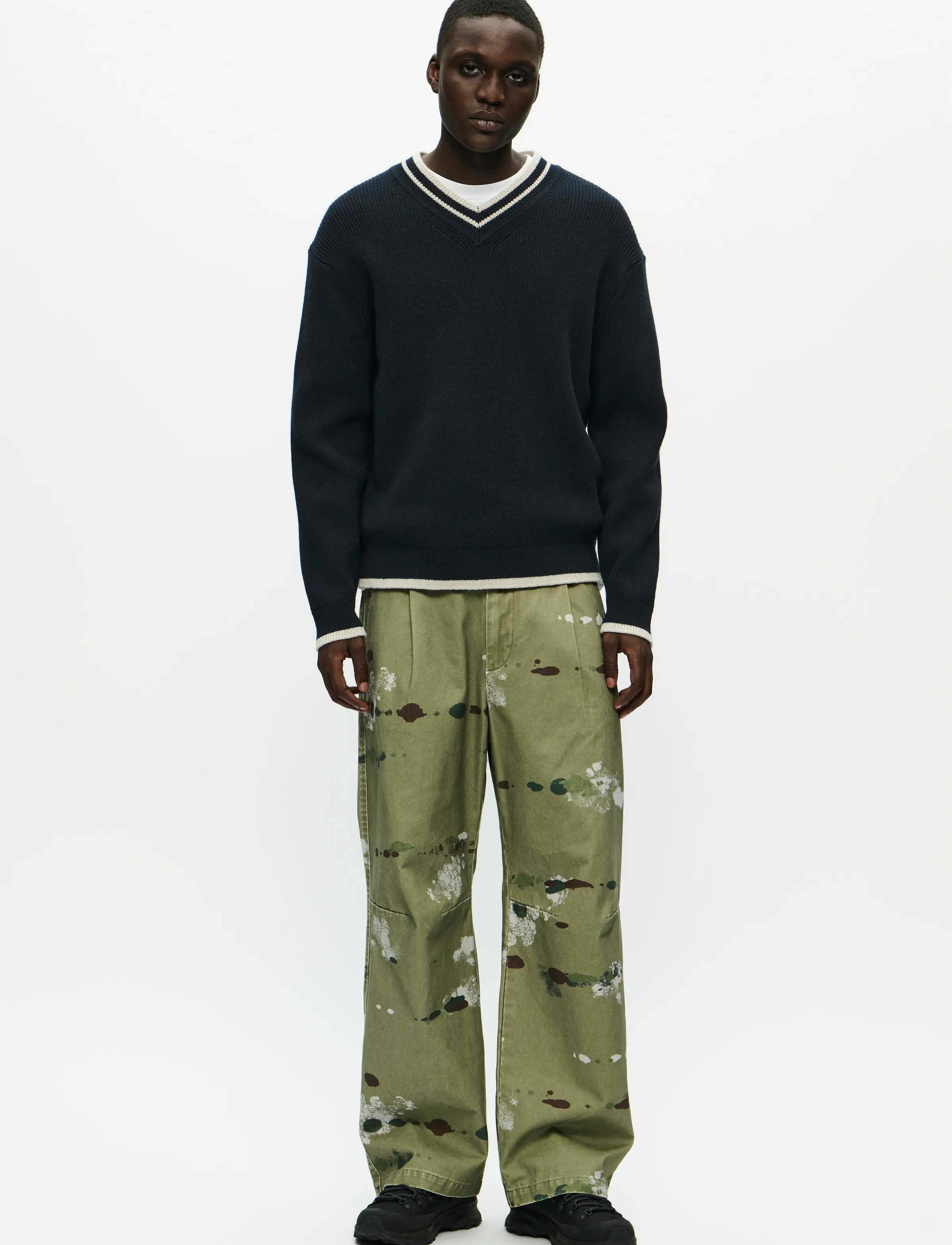 WOOD WOOD - WWEthan trousers 25184 - casual - camo drops - 2