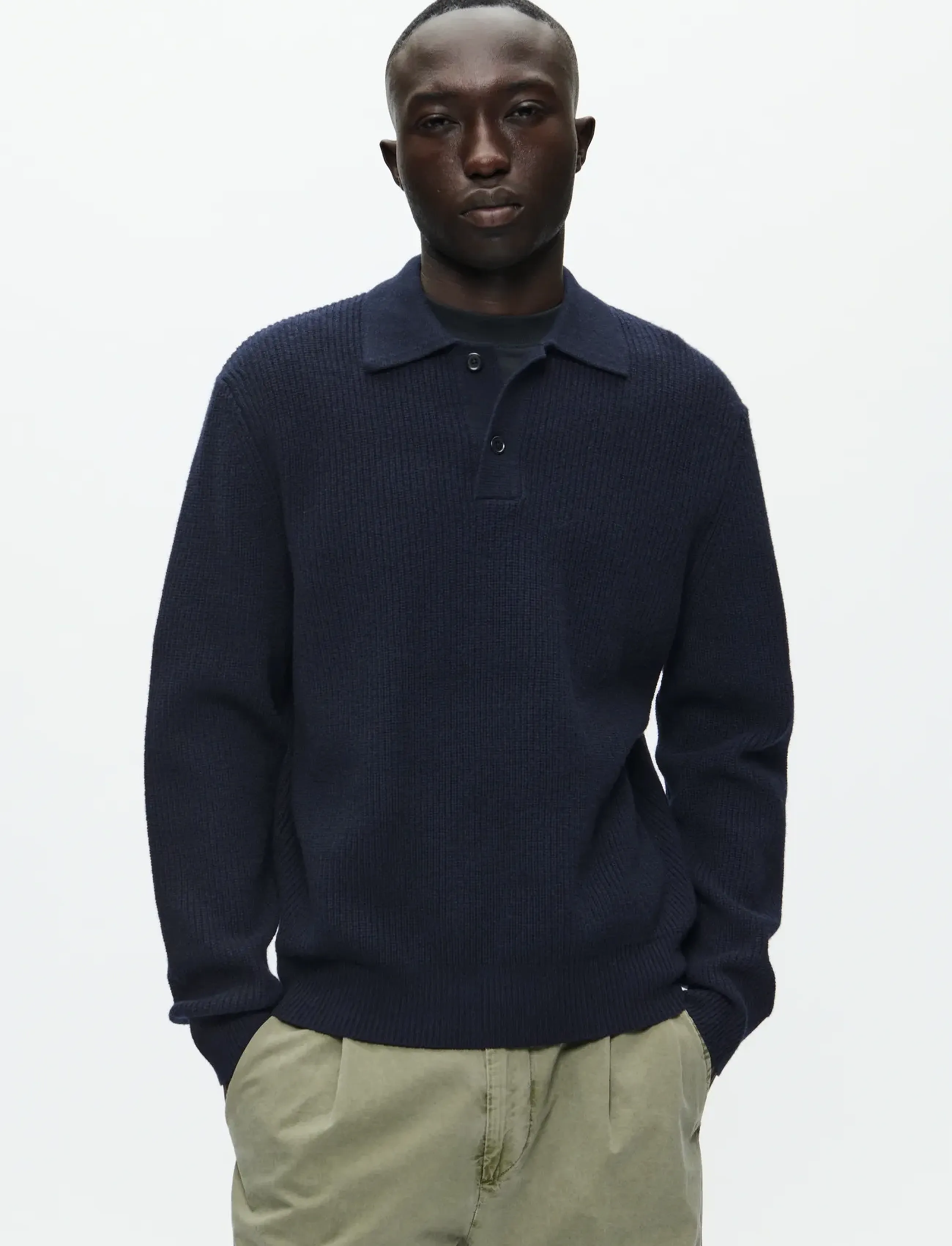 WOOD WOOD WWKevin polo 25298 - Vintergarderobe - SALUTE / navy