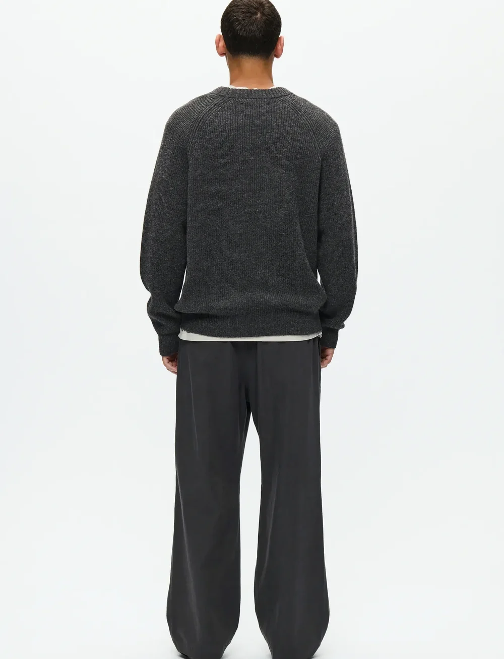 WOOD WOOD - WWKevin crew neck 25298 - pyöreäaukkoiset - gray pinstripe melange - 3