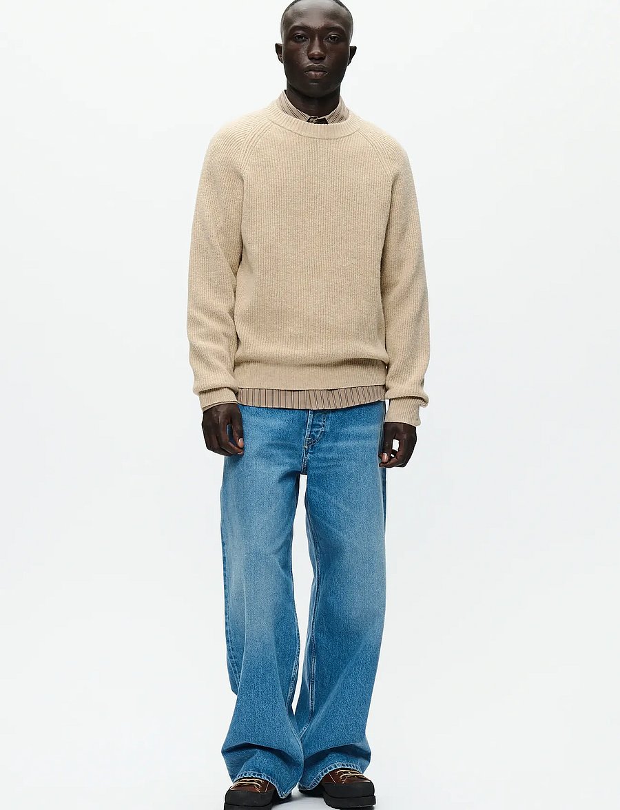 WOOD WOOD - WWKevin crew neck 25298 - rundhals - moonstruck melange - 2