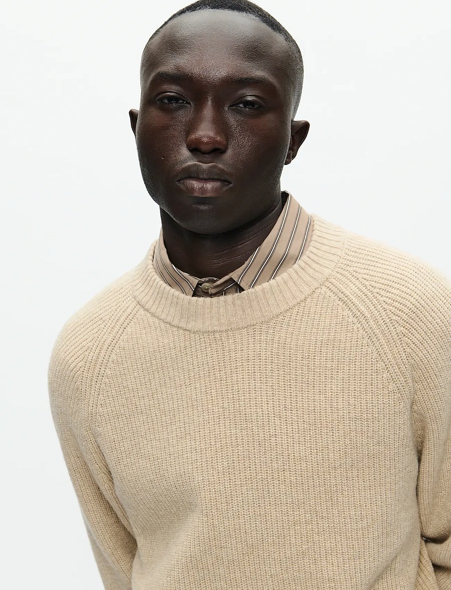 WOOD WOOD - WWKevin crew neck 25298 - rundhals - moonstruck melange - 4